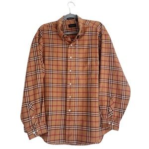 Vintage baggy Burberry printed men’s collared dress shirt - Size XL 17 - 17.5